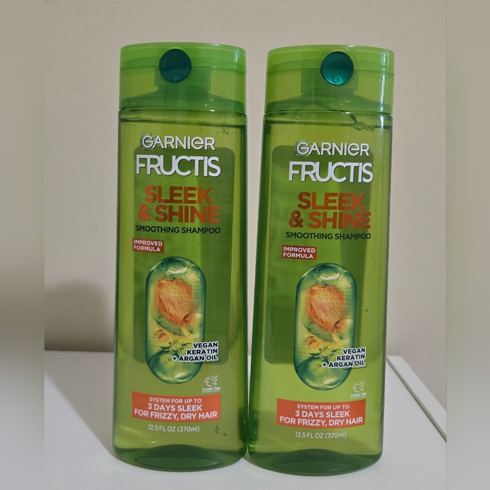 Garnier Fructis Sleek & Shine Shampoo Set (2 Bottles)